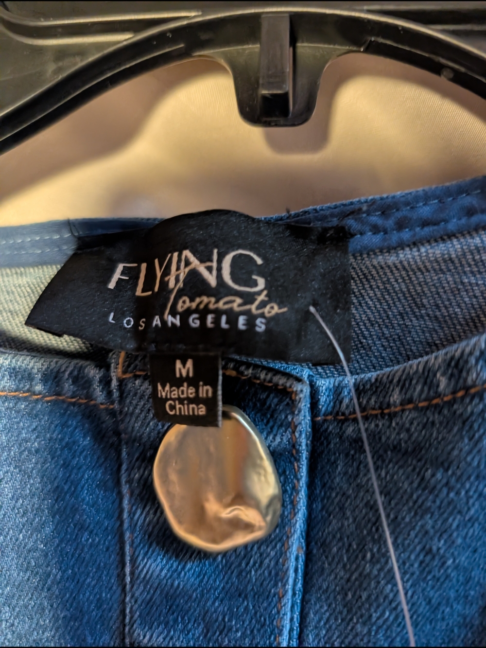 FLYING TOMATO Belted Denim Midi Dress - Picture 7 of 8